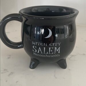 Black Witch City Salem Cauldron Mug
